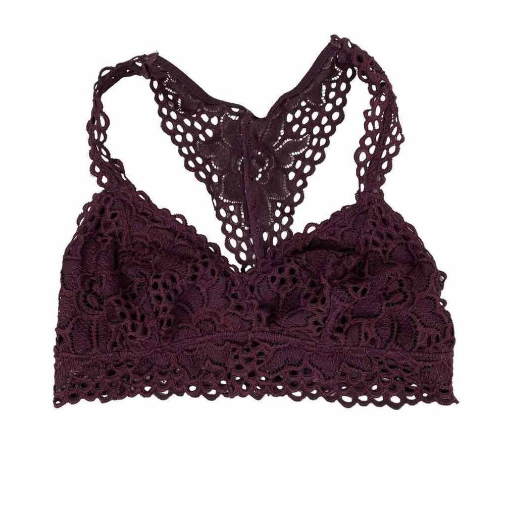 Aerie Racerback Crochet Lace Bralette size Small